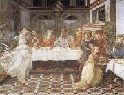 Fra Filippo Lippi The Feast of Herod Salome's Dance Sweden oil painting artist